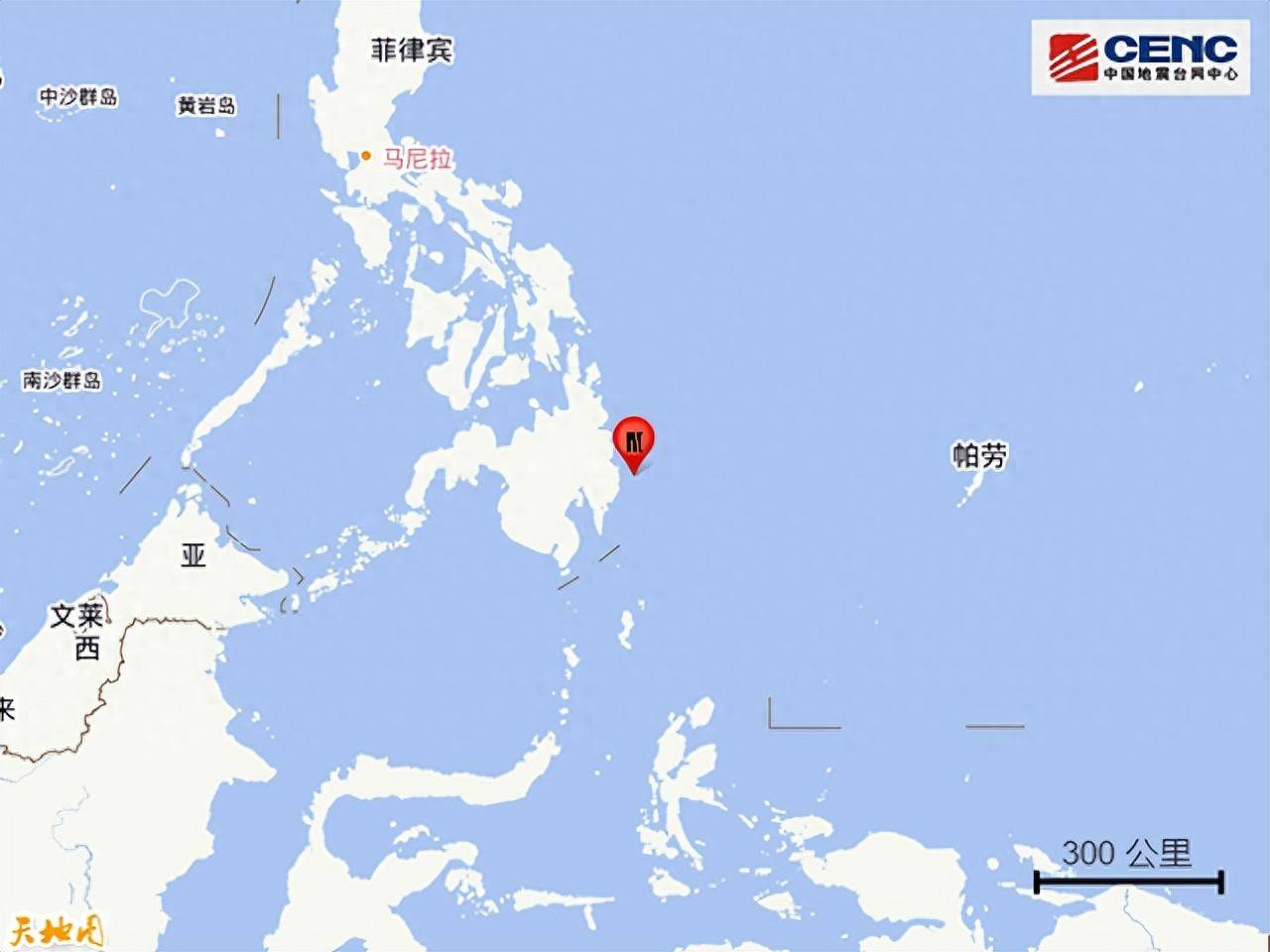 菲律宾群岛地区发生7.4级地震